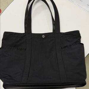 Lululemon Black Tote Bag